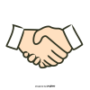 —Pngtree—cartoon hand shake_3394981